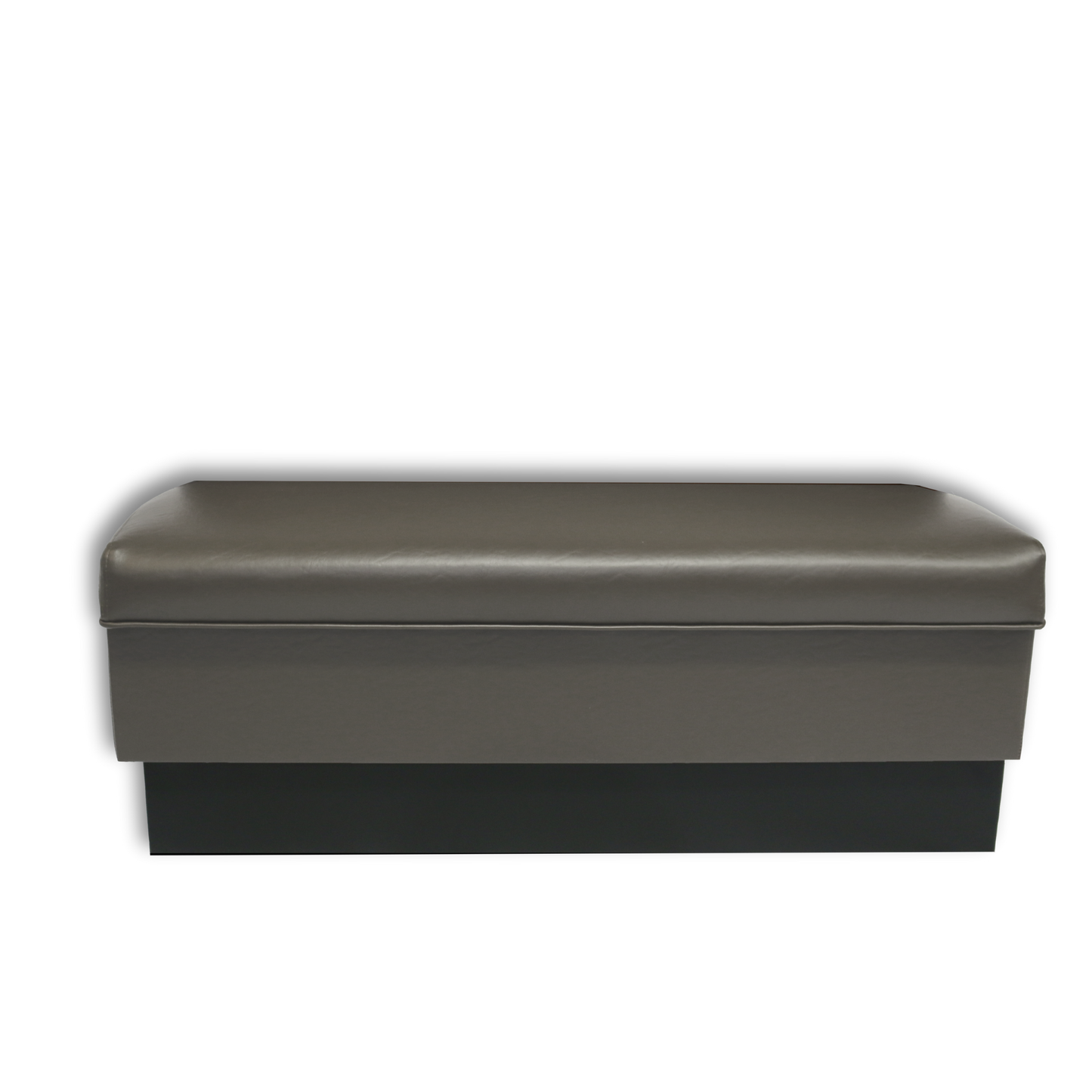 Gray waiting bench for restaurant