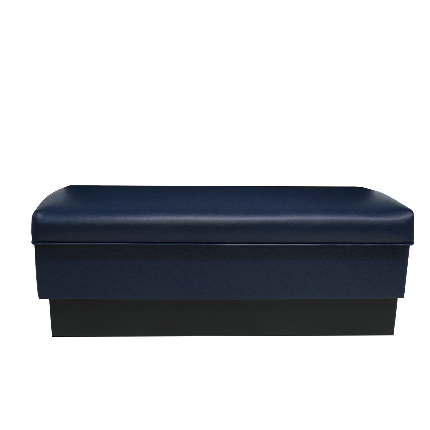 Royal Blue waiting bench for restaurant