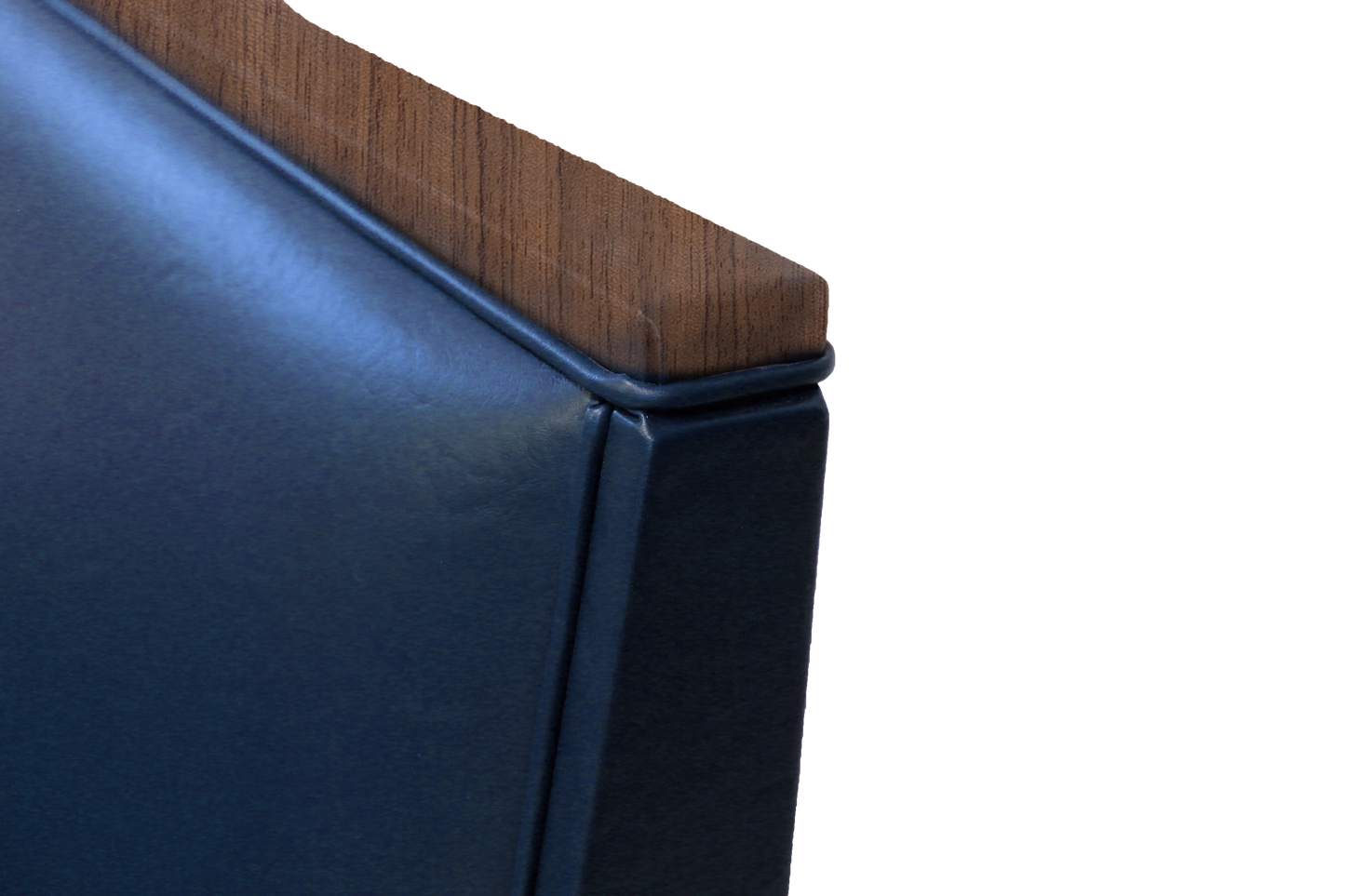 Blue wooden top cap